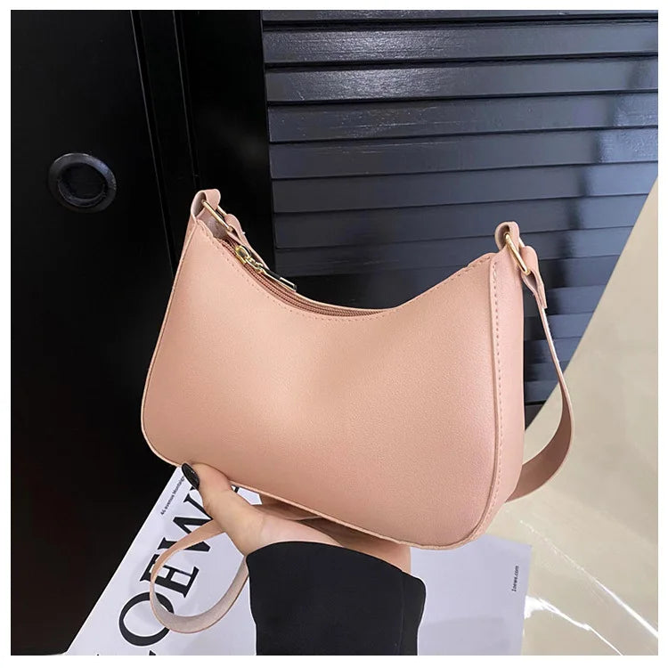 Elegant Small Crossbody Bag – PU Leather Handbag