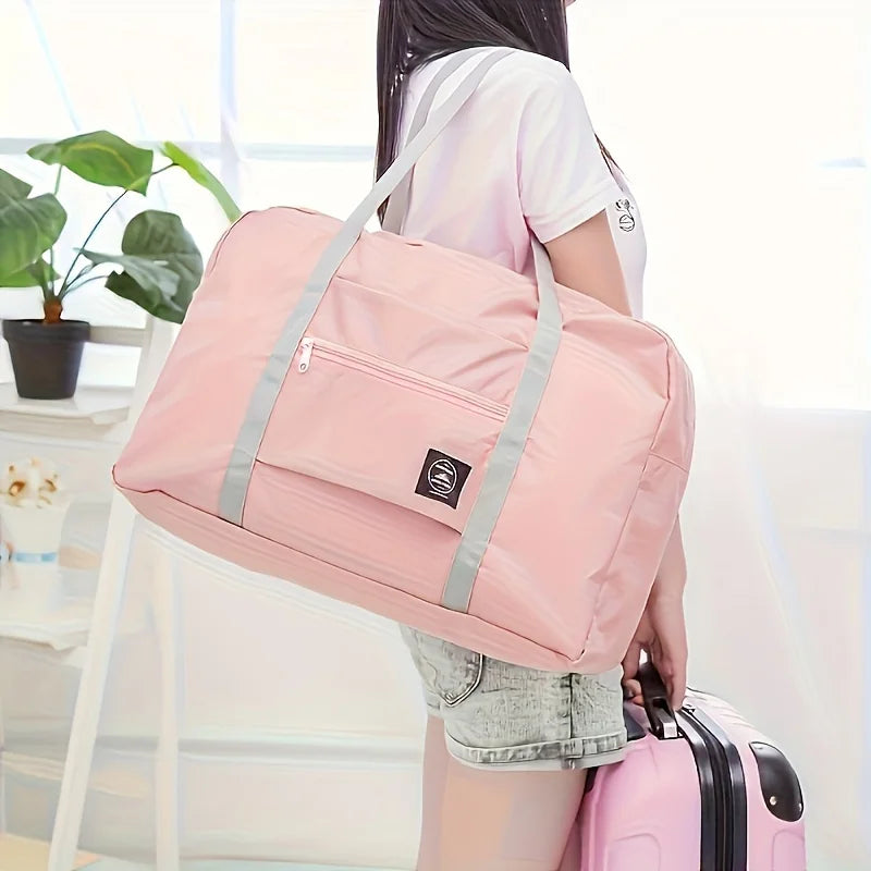 Large Foldable Travel Bag for Women – Carry-On Duffel