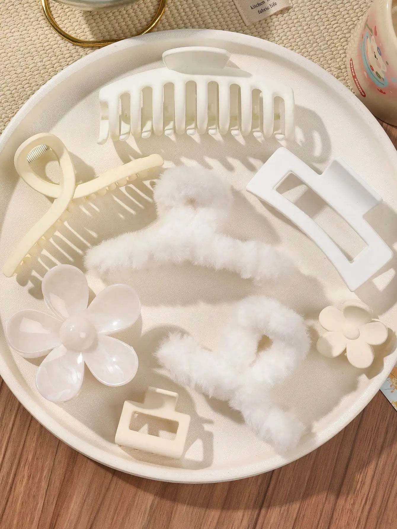 8-Piece Hair Claw Clip Set – Cute Fashion Hair Accessories for Women