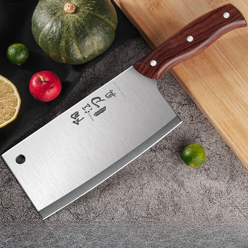 Premium Stainless Steel Meat Cleaver – Ultra Sharp Chef Kitchen Knife