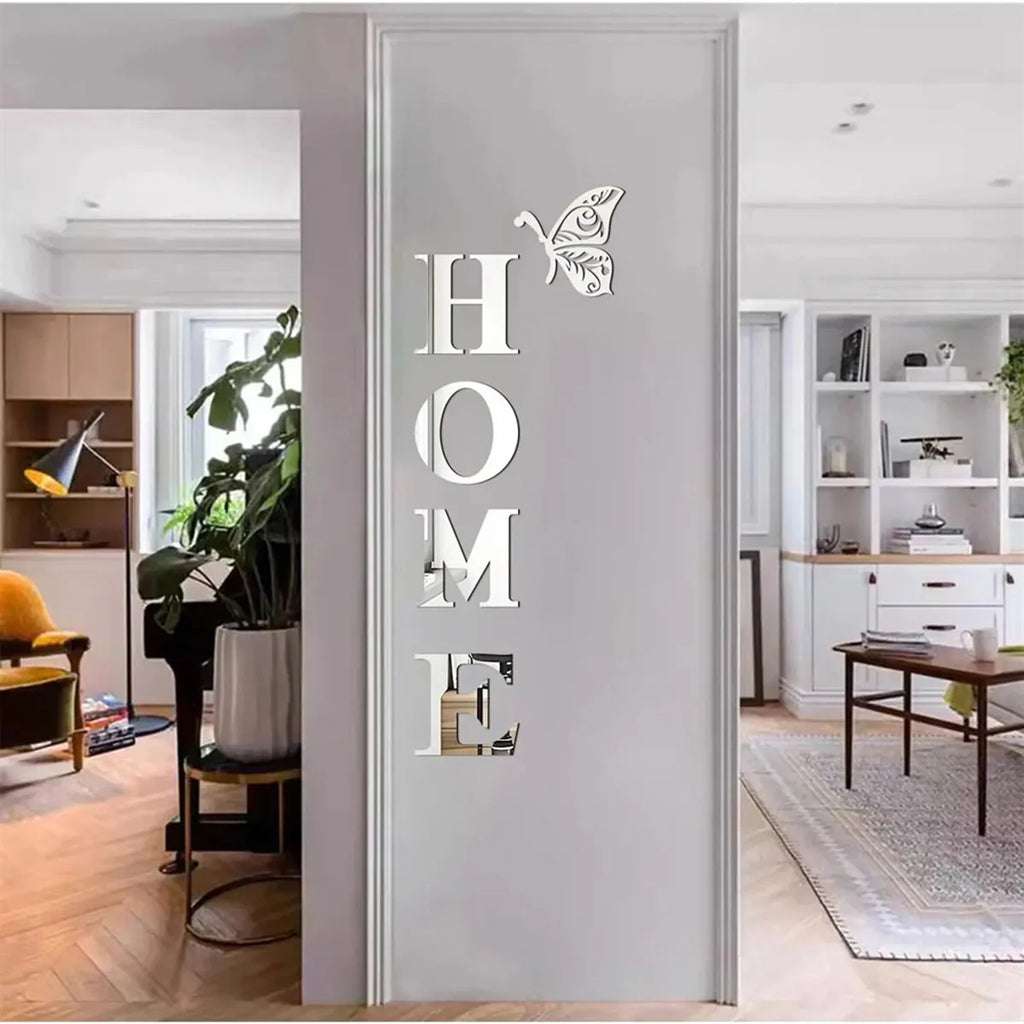 Minimalist House-Shaped Wall Mirror