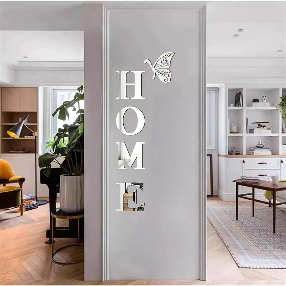 Minimalist House-Shaped Wall Mirror