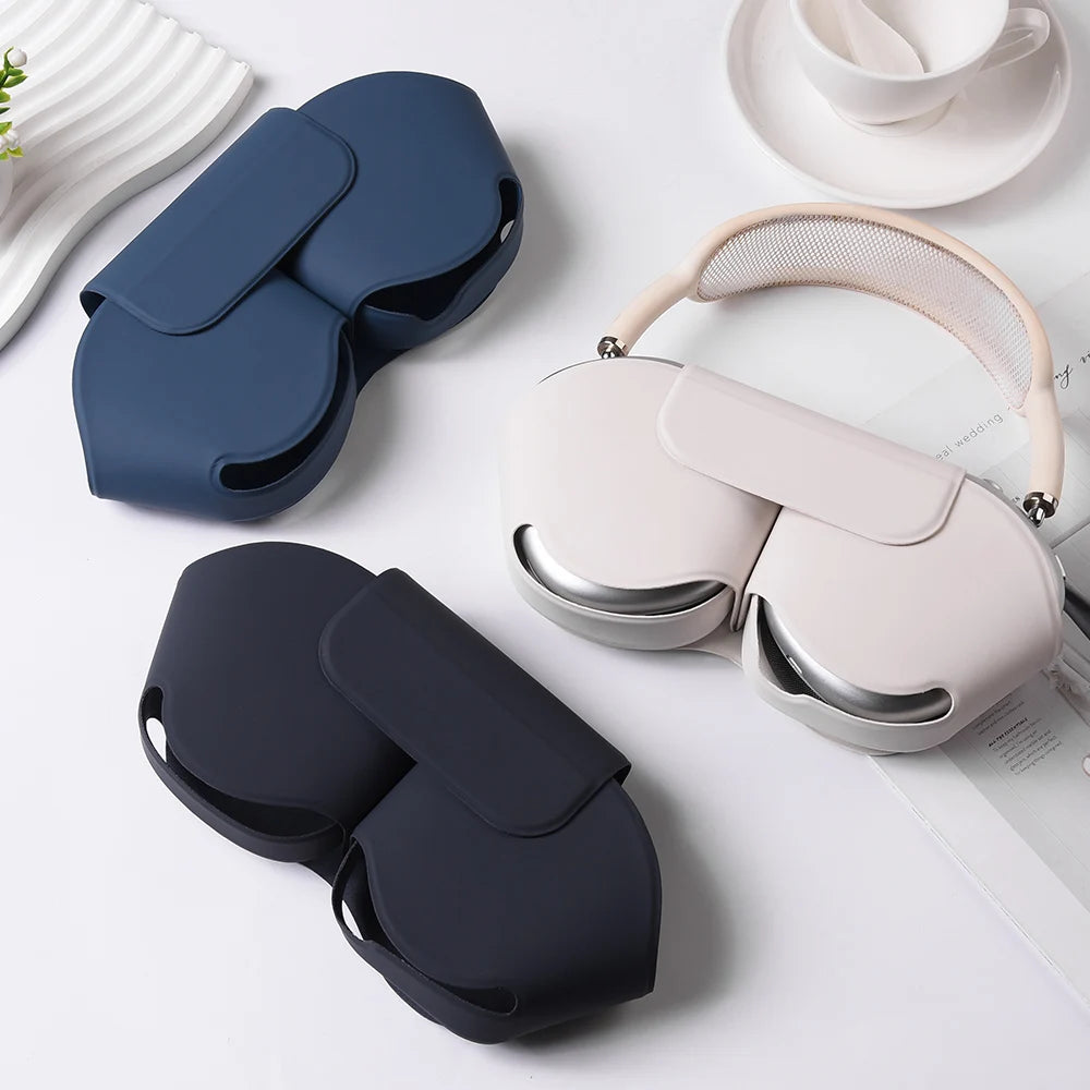 Silicone Protective Case for AirPods Max – Shockproof Anti-Drop Headphone Cover