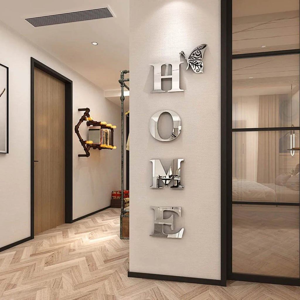 Minimalist House-Shaped Wall Mirror