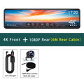 11.26" 4K UHD Smart Mirror Dash Cam with GPS & WiFi