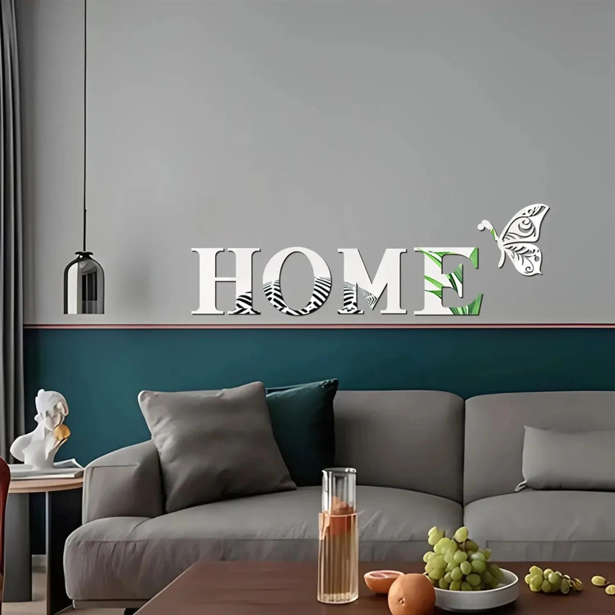 Minimalist House-Shaped Wall Mirror